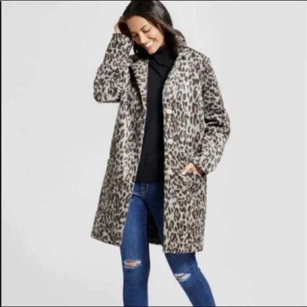 a new day leopard coat